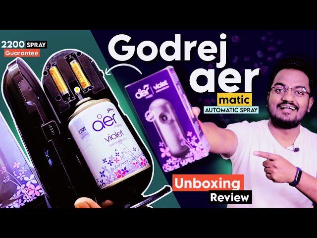 New Godrej Aer Matic Automatic Air Freshener Unboxing | How To Use Godrej Aer matic Automatic Spray