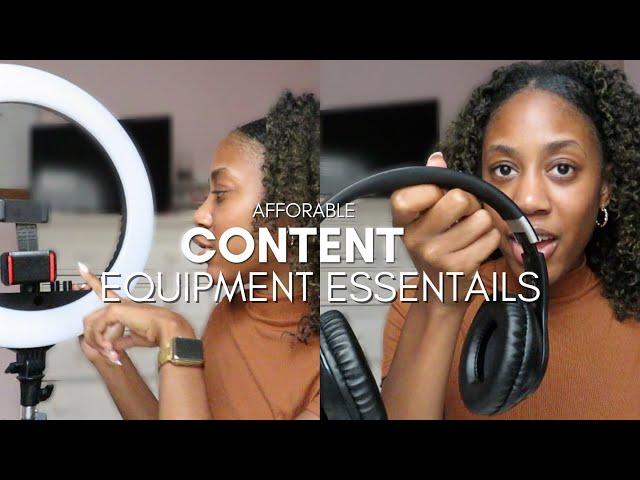 ESSENTIAL AND AFFORDABLE YOUTUBE EQUIPMENT FOR BEGINNER CONTENT CREATORS
