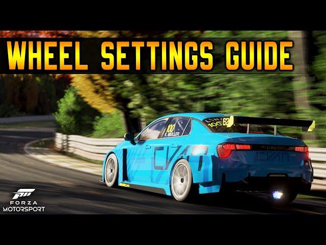 Advanced Wheel Settings Guide | Forza Motorsport