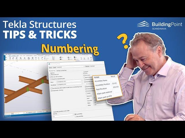 Tekla Tips & Tricks - Numbering!