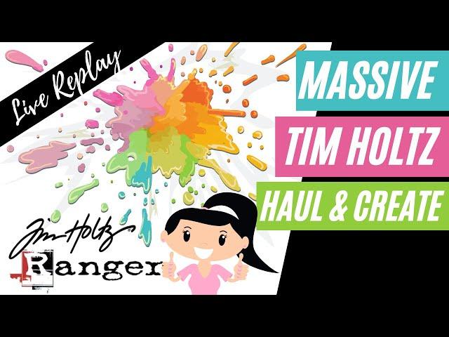  MASSIVE TIM HOLTZ & RANGER SHOPPING HAUL | Distressing Experiments | Alcohol Ink Experiments