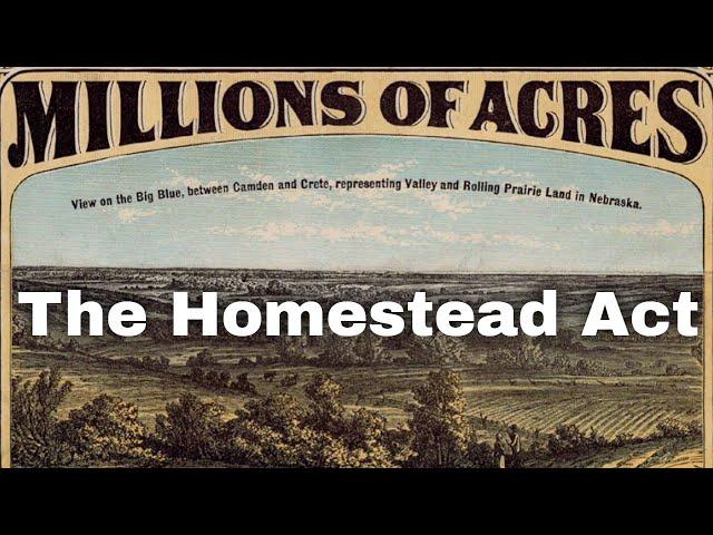 20th May 1862: President Abraham Lincoln signs the Homestead Act into law