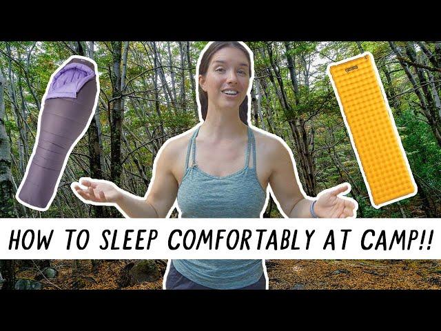 Understanding BACKPACKING and CAMPING Sleep Systems! | Miranda in the Wild