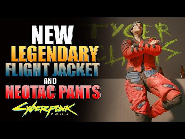 Cyberpunk 2077 Legendary Clothes Neotac Pants And Second Conflict Flight Jacket (Clothing Location)