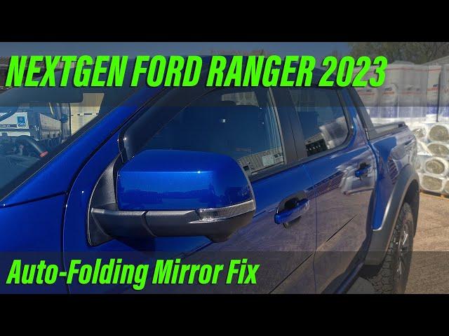 Activate Auto-Folding Wing Mirrors on 2023 Next Gen Ford Ranger | Eagle 4x4 Tutorial