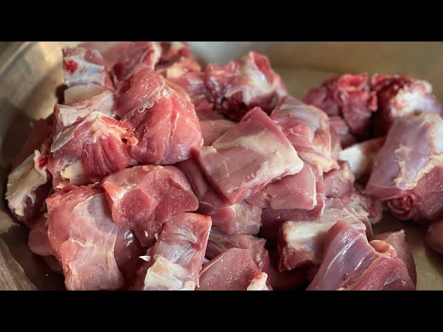 Goat meat slice | Best cutting skill in Pakistan 2