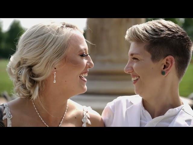 Lesbian Wedding  | Two beautiful brides: Becca and Arianna |  Minneapolis, Minnesota