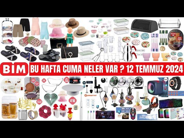 BU CUMA BİM'DE | 12 TEMMUZ 2024 BİM KATALOĞU | MUTFAK ÇEYİZLİK | BİM AKTÜEL İNDİRİM