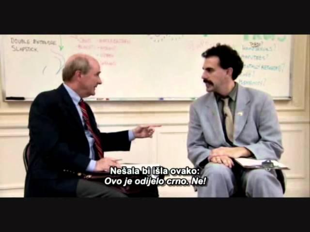 Borat - Not Joke (full scene)