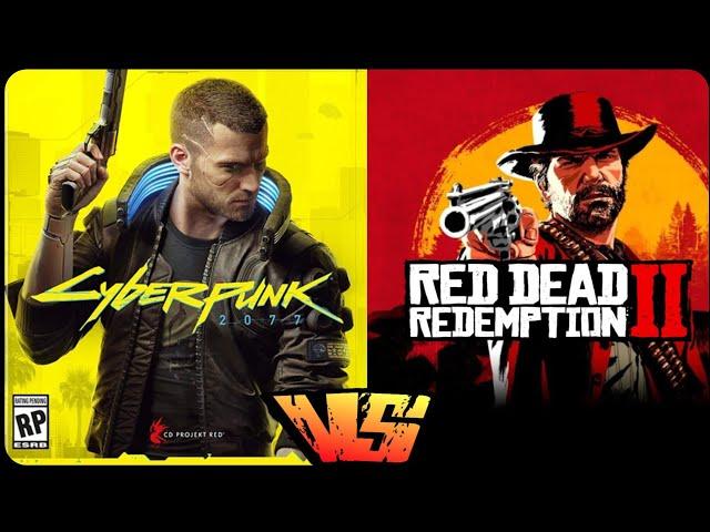 CYBERPUNK 2077 vs RED DEAD REDEMPTION 2 comparison of detail...