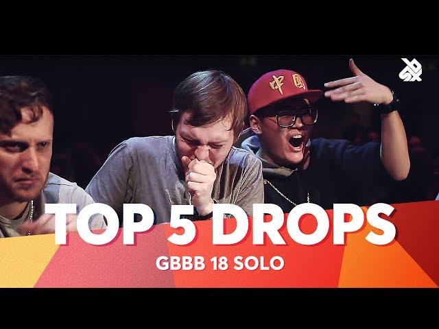 TOP 5 DROPS  Grand Beatbox Battle Solo 2018