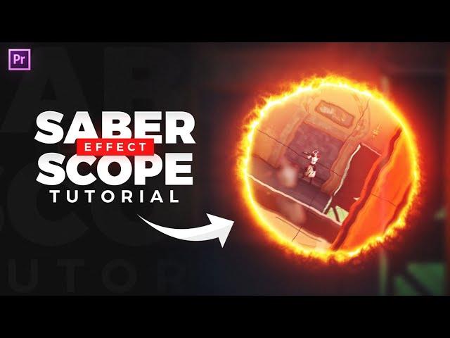 How To Add SABER SCOPE EFFECT On Your Valorant Montage / Easy Saber Effect / Premiere Pro Tutorial