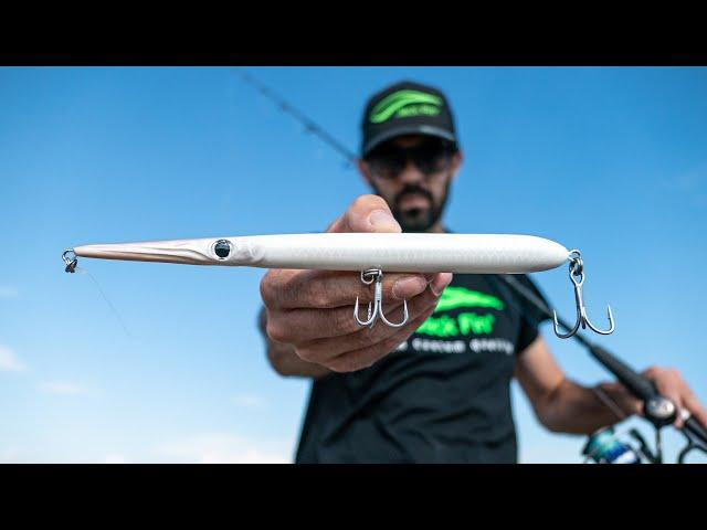 Lure fishing for BLUEFISH using Jack Fin's STYLO