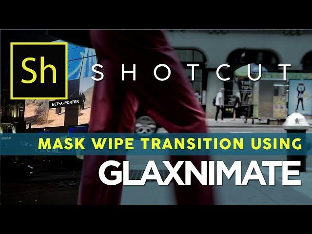 Shotcut Motion Masking Effect Using Glaxnimate