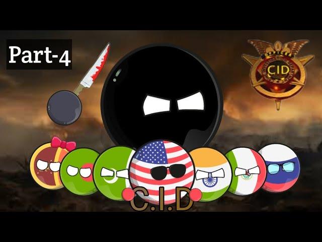 Country Ball C.I.D Part 4 || C.I.D Vs murder mystery || Countries become C.I.D officers