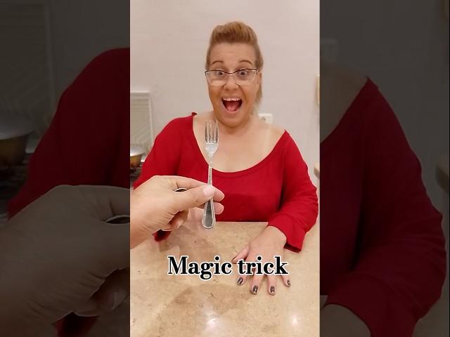 Magic trick spoon and fork #magic #funny