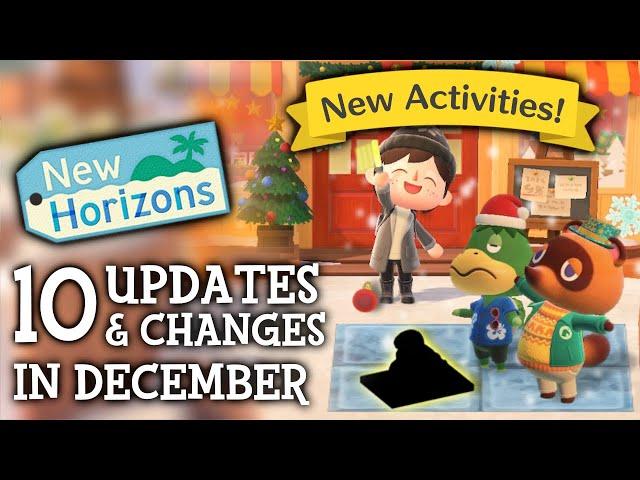 10 UPDATES & CHANGES in December 2024 (New Activities) - Animal Crossing New Horizons