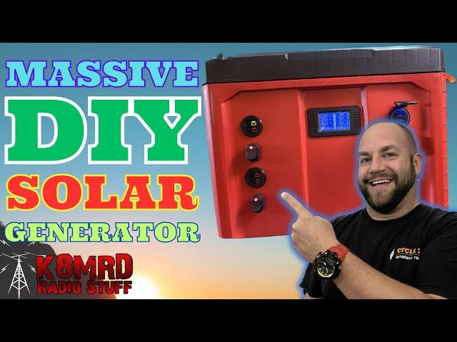 Giant DIY Solar Generator Mega Geek