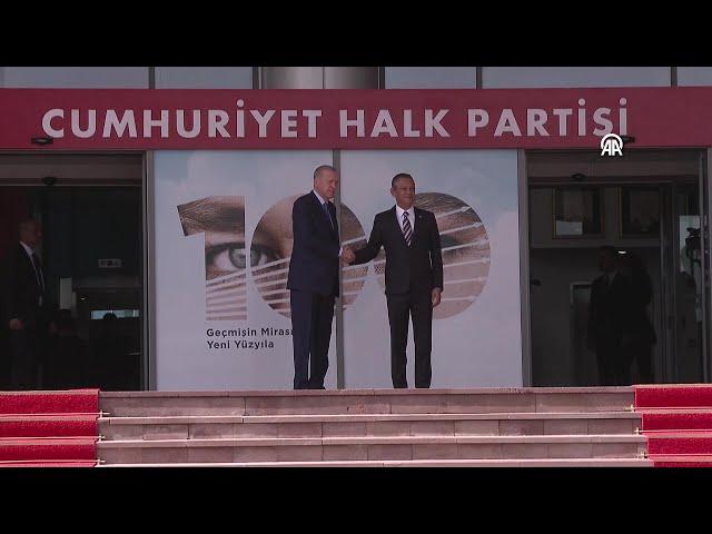 President Erdogan's visit to CHP Headquarters