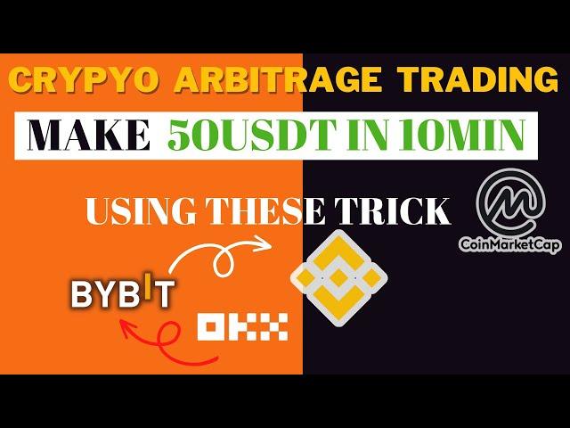 Crypto Arbitrage Trading Was Hard UNTIL I Discovered This Trick - $50 In 10Min