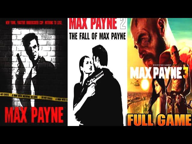 Max Payne Trilogy Longplay Walkthrough [Max Payne 1-3] Full Gameplay [PS2 & PC 4K 60 FPS]