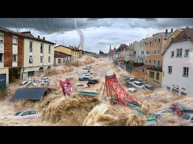 Poland is paralyzed! Flash floods wash away bridges and cars, people evacuated