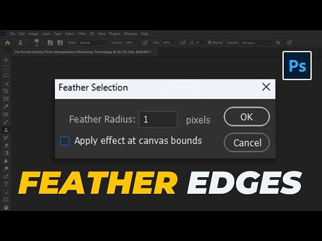 How to Use Feather Edges in Photoshop | Photoshop Tricks and Tips