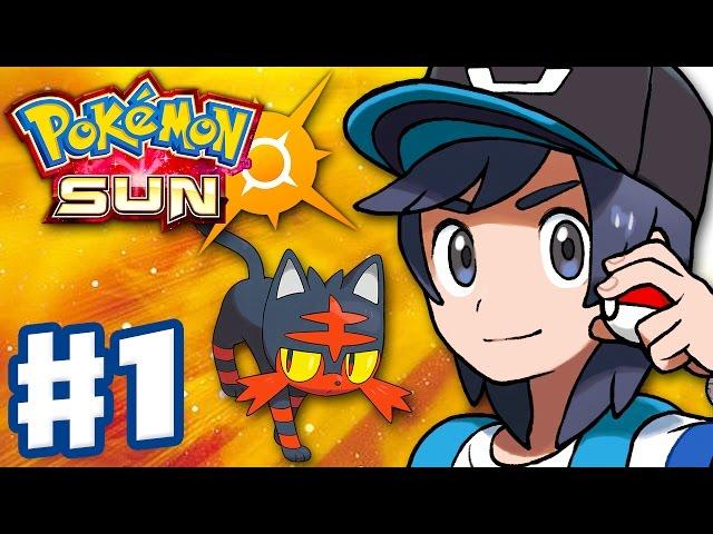 Pokemon Sun and Moon - Gameplay Walkthrough Part 1 - Alola Intro and Litten Starter! (Nintendo 3DS)