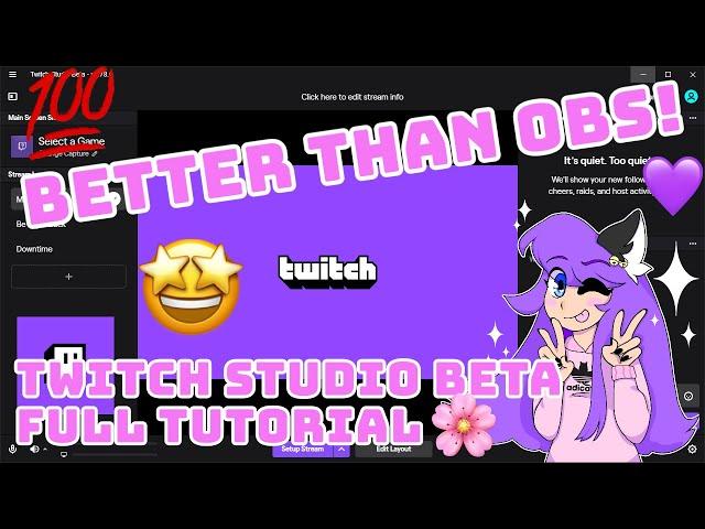 BETTER THAN OBS?! Full Twitch Studio Beta Tutorial! | 0w0's How To #1