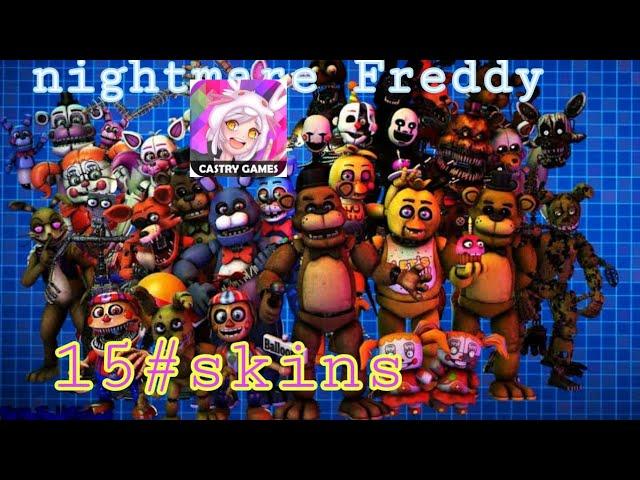 virtual droid 2 nightmare Freddy skin pack | 15#skins | #vd2skins