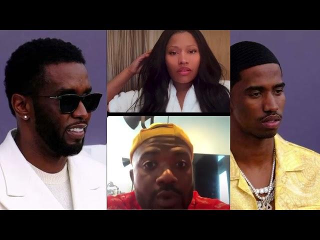 Nicki Minaj Tells Ray J To “Come Out The Closet” | Ray J Explains Why He Almost F0UGHT Diddy’s Sons!