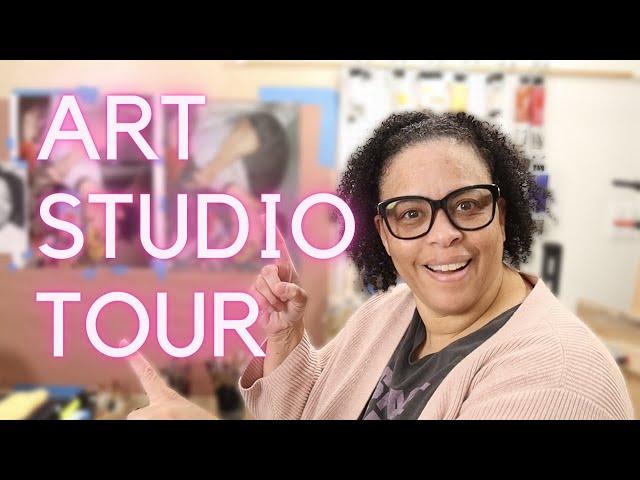 ART STUDIO TOUR | Must haves for organization