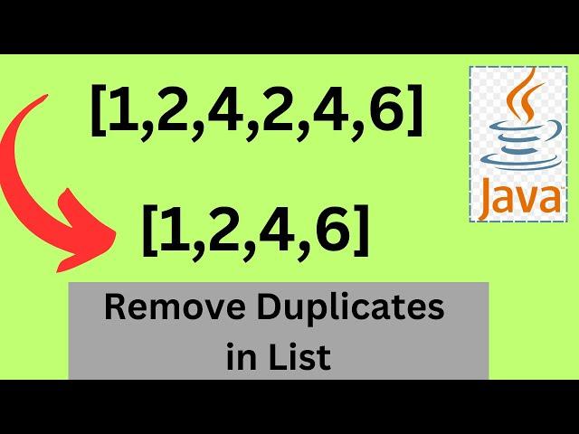 Java Interview Questions | Remove Duplicates From List | Streams in Java