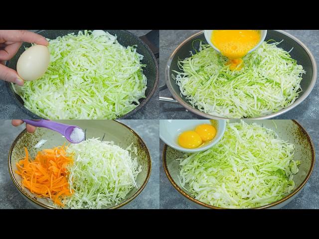 Cabbage with eggs is better than meat! TOP13 Simple, Easy and delicious cabbage recipes!