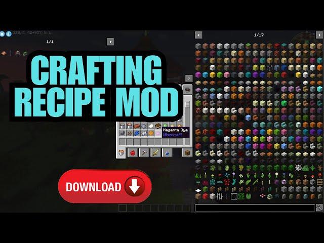 How to Install a Recipe Item Mod in Minecraft