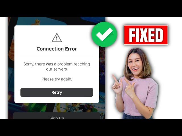 Sorry, there was a problem reaching our servers. Please try again || Roblox connection error today