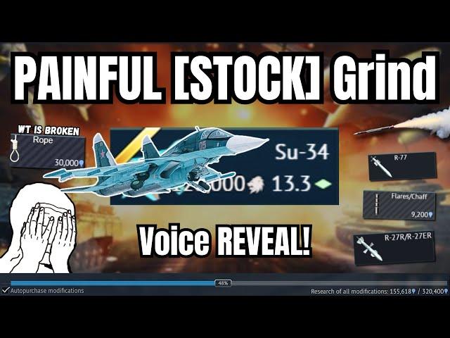 [STOCK] Su-34 Experience!| Snail RUINED the game!(It's literally a MESS!) | VOICE REVEAL!!!️