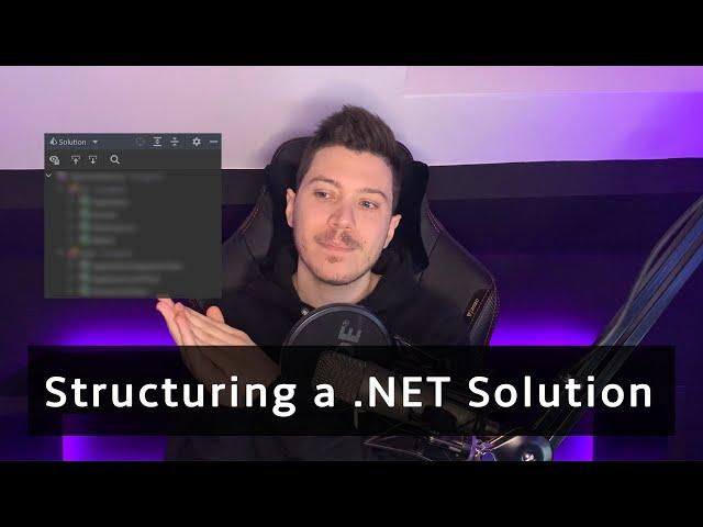 How to structure a .NET Solution (project separation & architecture)