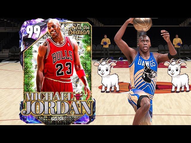 DARK MATTER MICHAEL JORDAN GAMEPLAY IN NBA2K25 MyTeam!! IS HE THE GOAT SG