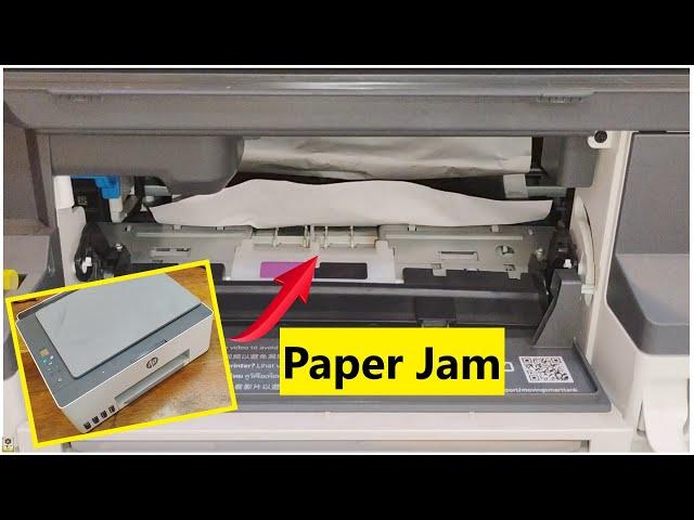 How to clear paper jam  in any Printer ️ | 1 min step to remove jammed paper | HP, Canon, Epson