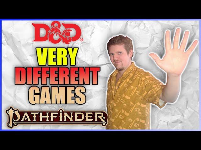 5 CHARACTER Differences Between D&D 5e and Pathfinder 2e