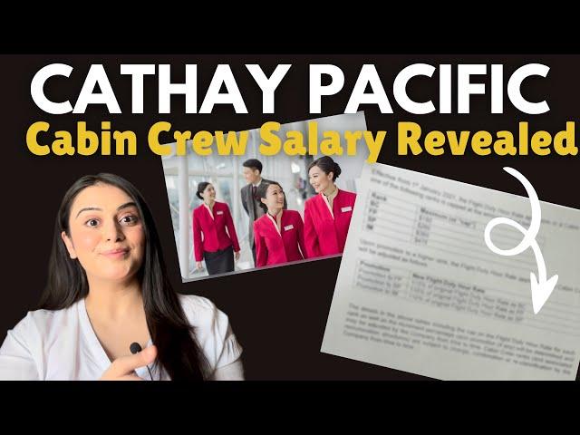 Cathay Pacific cabin crew Salary and Benefits explained| Transport & Accommodation|