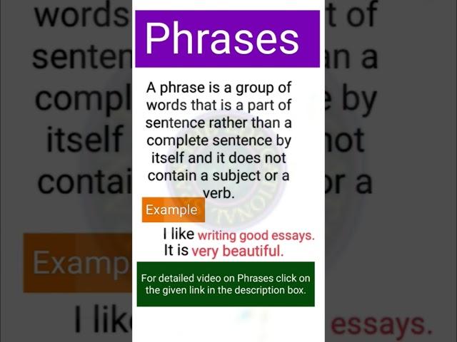 What is Phrase? #viral #phrases #theeducationalspan