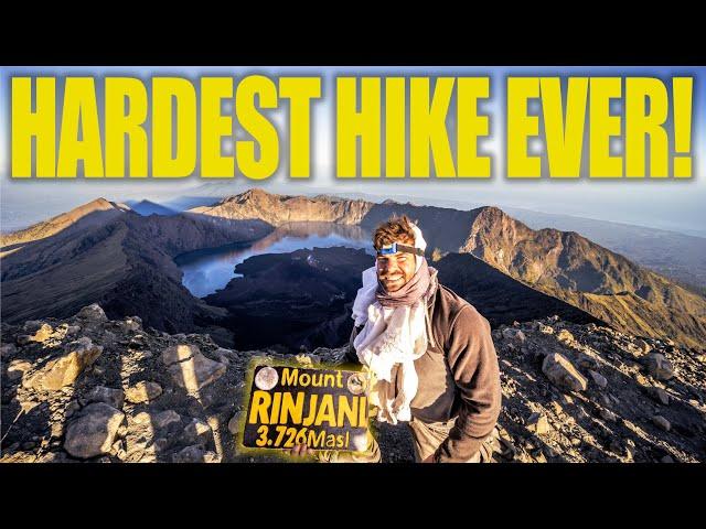 Most EXTREME hike ever! What was it like? | Mount Rinjani Lombok