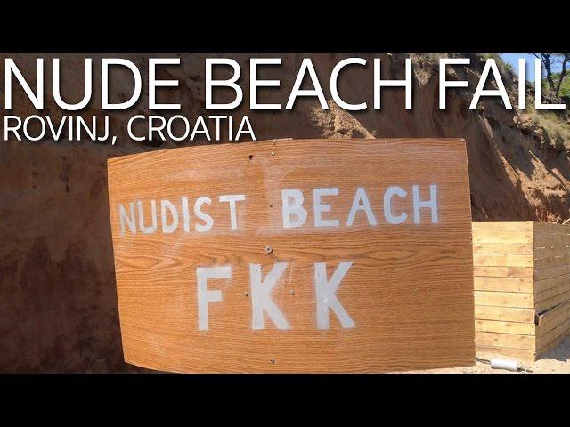 Nude Beach Fail | Rovinj Croatia