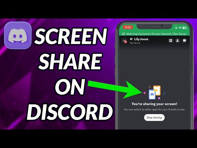 How To Share Screen On Discord Mobile iPhone