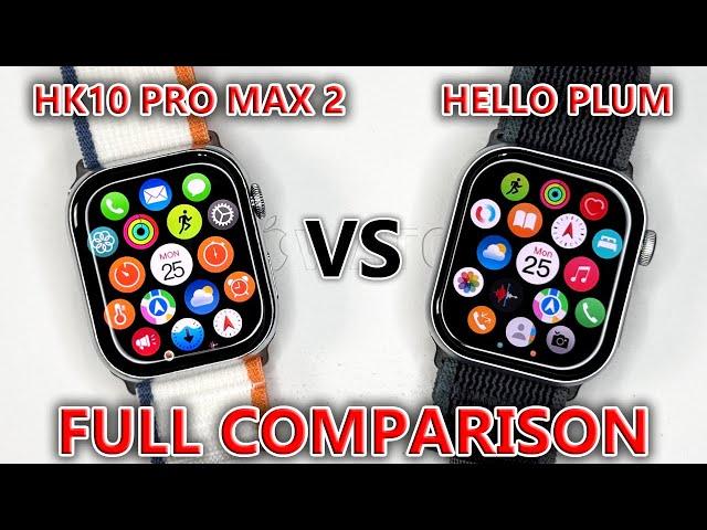 HK10 Pro Max 2 vs Hello Plum - FULL COMPARISON! Best Apple Watch Series 10 Copies with watchOS 11!