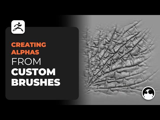 ZBrush custom alphas from Custom brushes