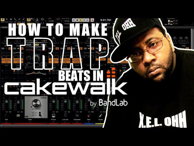 How to Make Trap Beats in Cakewalk by Bandlab | From Scratch | Best Free DAW