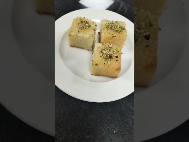 Basbusa Arabic dessert #cake #food #cookies #youtubeshorts #reels